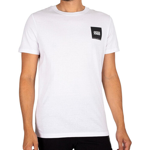 Abbigliamento Uomo T-shirt & Polo Jack & Jones 12246280 Bianco