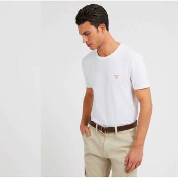 Abbigliamento Uomo T-shirt maniche corte Guess T-SHIRT UOMO M2YI24 J1311 Bianco