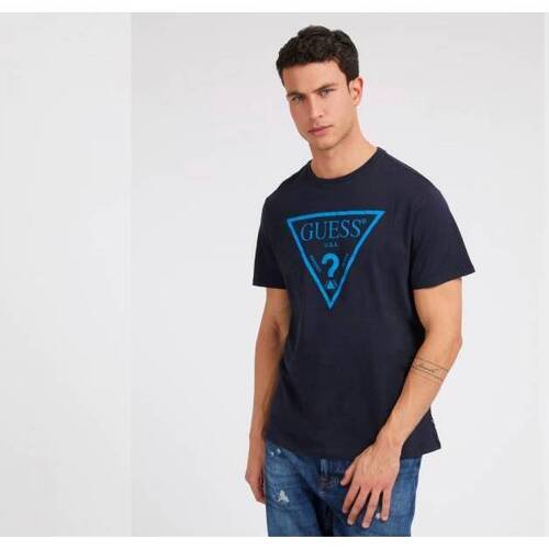Abbigliamento Uomo T-shirt maniche corte Guess T-SHIRT UOMO M3GI44 K9RM1 Blu