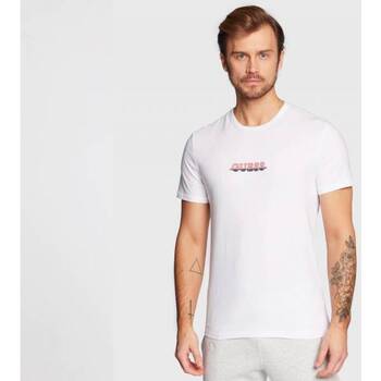 Abbigliamento Uomo T-shirt maniche corte Guess T-SHIRT UOMO M3RI11 J1314 Bianco