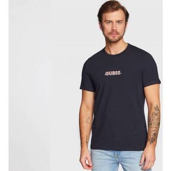 Abbigliamento Uomo T-shirt maniche corte Guess T-SHIRT UOMO M3RI11 J1314 Blu