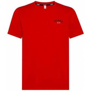 Abbigliamento Uomo T-shirt maniche corte Sun68 T-SHIRT UOMO T32104 Rosso
