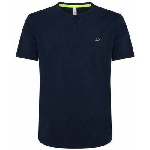 Abbigliamento Uomo T-shirt maniche corte Sun68 T-SHIRT UOMO T32116 Blu