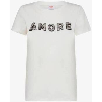 Abbigliamento Donna T-shirt maniche corte Sun68 T-SHIRT DONNA T32203 Bianco