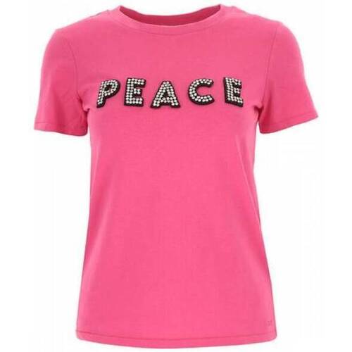 Abbigliamento Donna T-shirt maniche corte Sun68 T-SHIRT DONNA T32203 Rosa