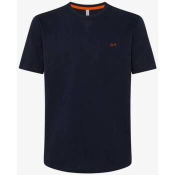 Abbigliamento Uomo T-shirt maniche corte Sun68 T-SHIRT UOMO T33120 Blu