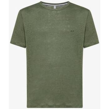 Abbigliamento Uomo T-shirt maniche corte Sun68 T-SHIRT UOMO T33130 Verde