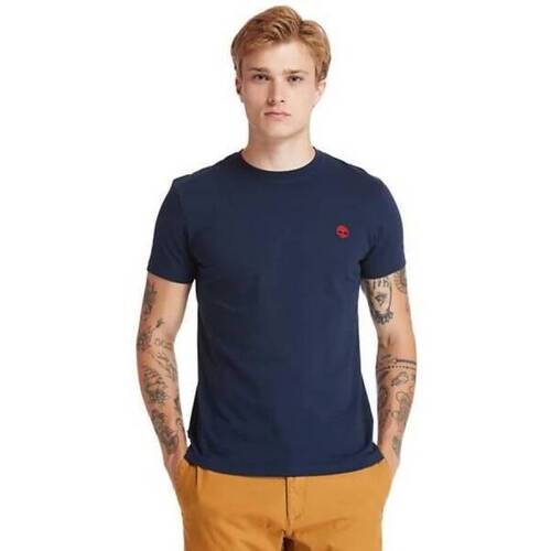 Abbigliamento Uomo T-shirt maniche corte Timberland T-SHIRT UOMO  A2BPR Marine