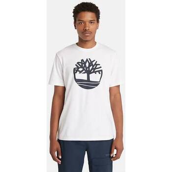 Abbigliamento Uomo T-shirt maniche corte Timberland T-SHIRT UOMO  A2C2R Bianco