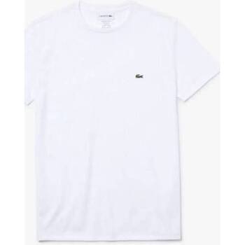 Abbigliamento Uomo T-shirt maniche corte Lacoste T-SHIRT UOMO  TH2038 Bianco