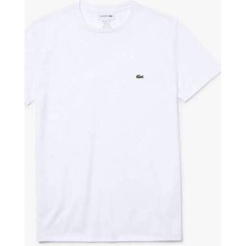 Abbigliamento Uomo T-shirt maniche corte Lacoste T-SHIRT UOMO  TH2038 Bianco