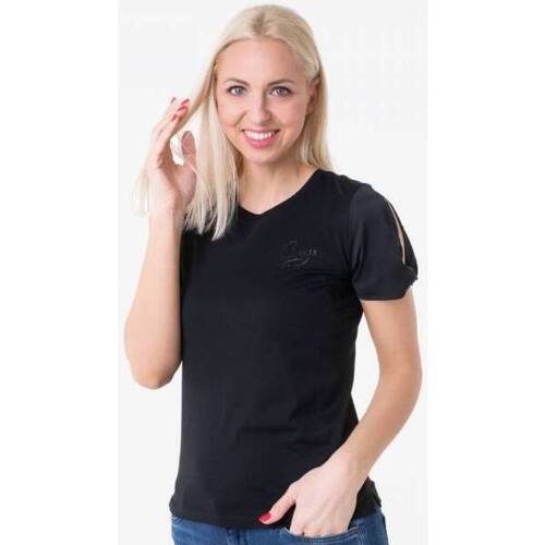 Abbigliamento Donna T-shirt maniche corte Guess T-SHIRT DONNA W2GI11 K46D1 Nero