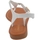 Scarpe Donna Sandali Malu Shoes Sandalo basso bianco infradito in morbida ecopelle cinturino al Bianco
