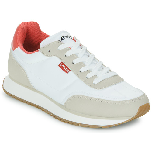 Scarpe Donna Sneakers basse Levi's STAG RUNNER S Bianco / Beige / Rosa