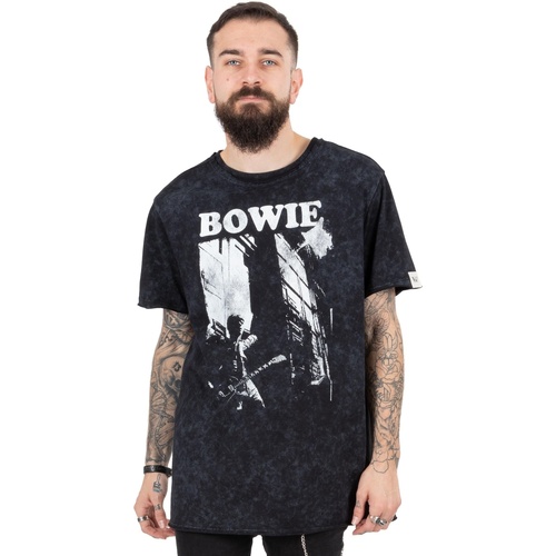 Abbigliamento T-shirts a maniche lunghe David Bowie NS7206 Nero