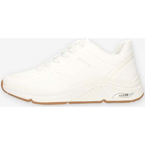 Scarpe Donna Sneakers alte Skechers 155570-WHT Bianco
