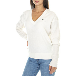 Abbigliamento Donna Maglioni Lacoste Pullover AF9554-70V Bianco