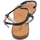 Scarpe Donna Sandali Malu Shoes Sandalo gioiello basso donna nero raso terra treccia centrale b Nero