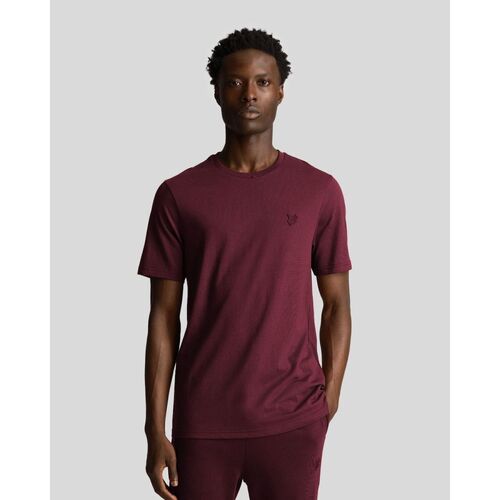 Abbigliamento Uomo T-shirt & Polo Lyle & Scott TS400TON-Z562 BURGUNDY Rosso