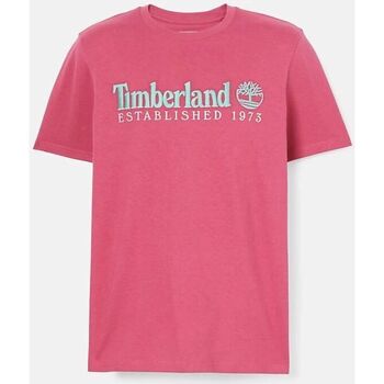 Abbigliamento Uomo T-shirt & Polo Timberland TB0A6SE1 SS EST. 1973 CREW TEE-ED2 VIVACIOUS WB Viola