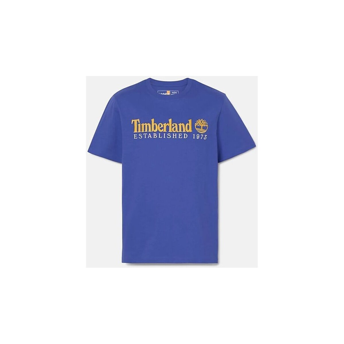 Abbigliamento Uomo T-shirt & Polo Timberland TB0A6SE1 SS EST. 1973 CREW TEE-ED5 CLEMATIS BLUE Blu