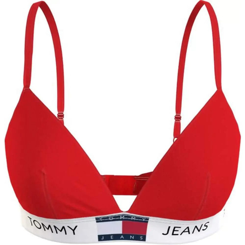 Biancheria Intima Donna Brassiere Tommy Jeans Heritage Rosso