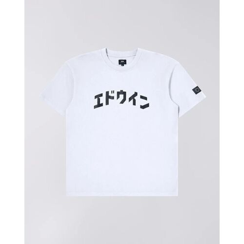 Abbigliamento Uomo T-shirt & Polo Edwin I032555.02 KATAKANA RETRO-67 WHITE Bianco