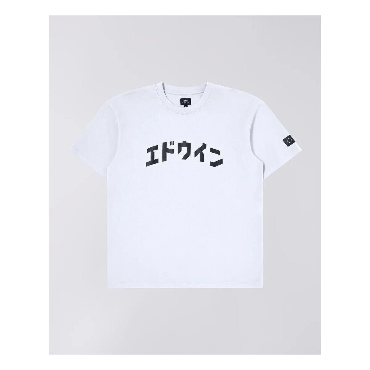 Abbigliamento Uomo T-shirt & Polo Edwin I032555.02 KATAKANA RETRO-67 WHITE Bianco