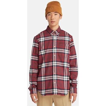 Abbigliamento Uomo Camicie maniche lunghe Timberland TB0A6GKH HEAVY FLANNEL PLAID-J60 PORTR Rosso