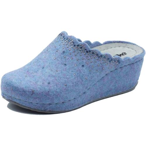 Scarpe Donna Pantofole Melluso Q61082 Blu
