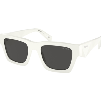 Orologi & Gioielli Uomo Occhiali da sole Prada PR A06S Occhiali da sole, Bianco/Grigio, 50 mm Bianco