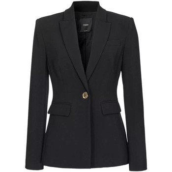 Abbigliamento Donna Giacche / Blazer Pinko giacca nera  monopetto Nero