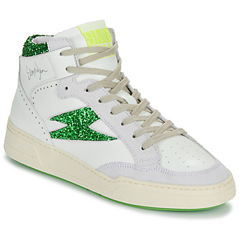 Scarpe Donna Sneakers alte Semerdjian BRAGA Bianco / Verde