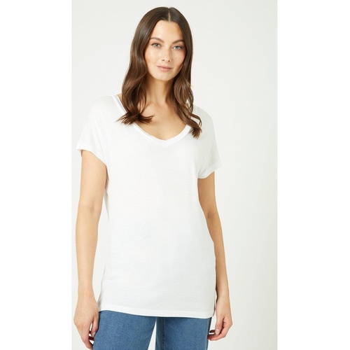 Abbigliamento Donna T-shirts a maniche lunghe Maine DH6297 Bianco