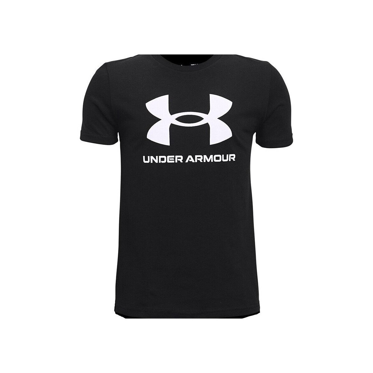 Abbigliamento Unisex bambino T-shirt maniche corte Under Armour T-Shirt M/M SportStyle Logo SS Nero