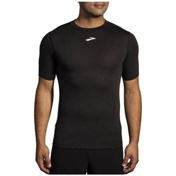 Abbigliamento Uomo T-shirt maniche corte Brooks T-Shirt M/M High Point Short Sleeve Nero