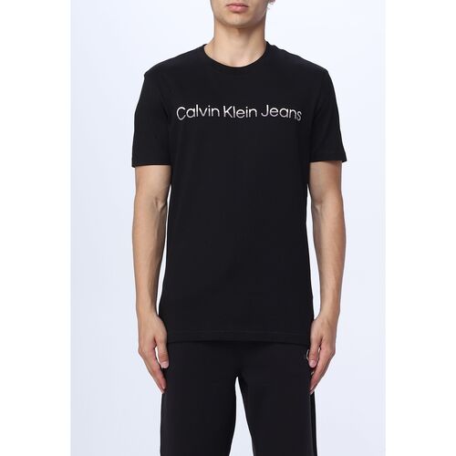 Abbigliamento Uomo T-shirt & Polo Calvin Klein Jeans J30J322511 0GO Nero