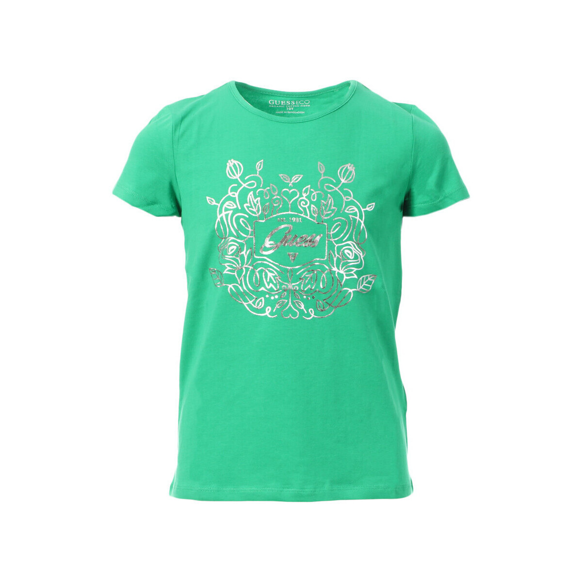 Abbigliamento Bambina T-shirt & Polo Guess G-J3GI20K6YW1 Verde