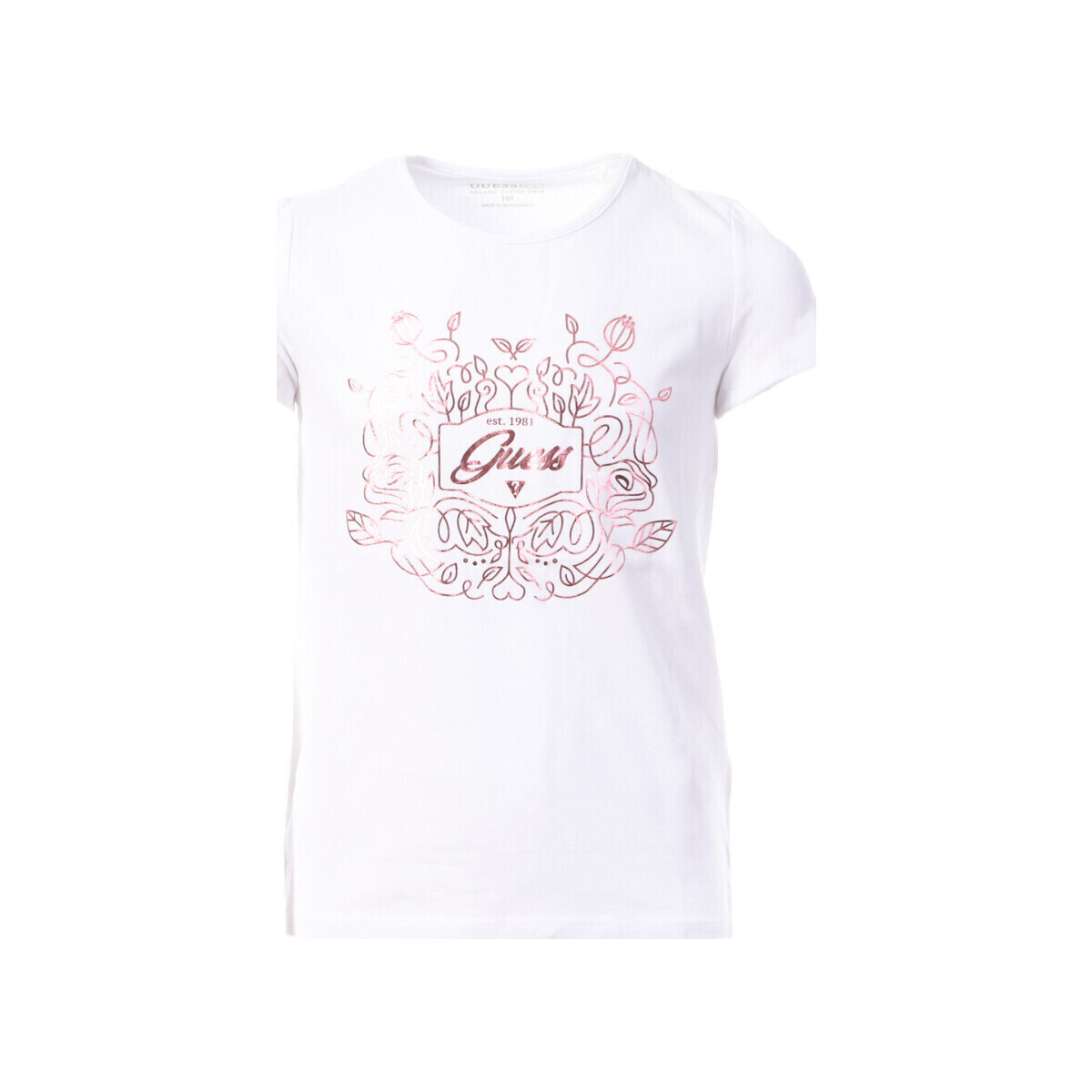 Abbigliamento Bambina T-shirt & Polo Guess G-J3GI20K6YW1 Bianco