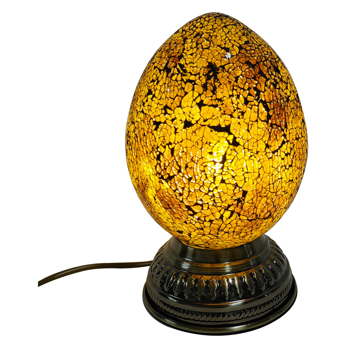 Casa Lampade da tavolo Signes Grimalt Scheduler Egg Lamp Giallo