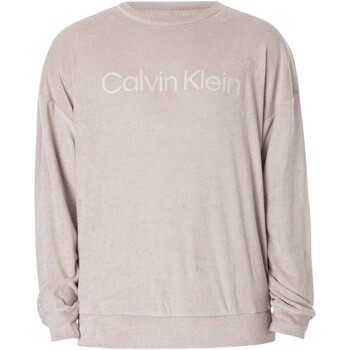Calvin Klein Jeans Felpa con grafica lounge Grigio