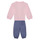 Abbigliamento Bambina Tuta Adidas Sportswear I BOS LOGO JOG Rosa / Grigio