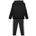 Abbigliamento Unisex bambino Tuta Adidas Sportswear J 3S TIB FL TS Nero / Grigio