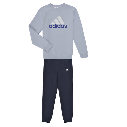 Abbigliamento Bambino Tuta Adidas Sportswear J BL FL TS Marine / Blu / Bianco