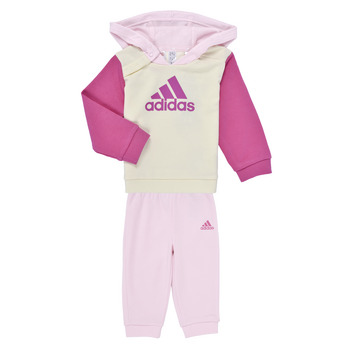 Abbigliamento Bambina Tuta Adidas Sportswear I CB FT JOG Rosa / Ecru
