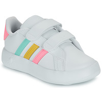 Scarpe Bambina Sneakers basse Adidas Sportswear GRAND COURT 2.0 CF I Bianco / Multicolore