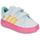 Scarpe Bambina Sneakers basse Adidas Sportswear GRAND COURT MINNIE CF I Bianco / Rosa