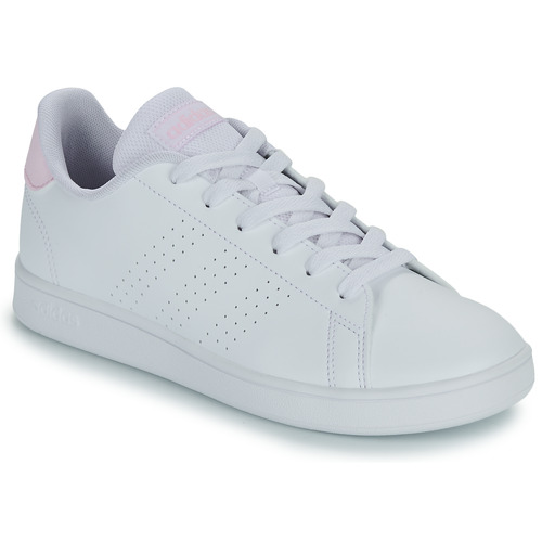 Scarpe Bambina Sneakers basse Adidas Sportswear ADVANTAGE K Bianco / Rosa