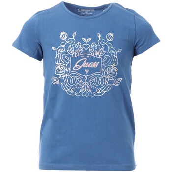 Abbigliamento Bambina T-shirt maniche corte Guess G-J3GI20K6YW1 Blu