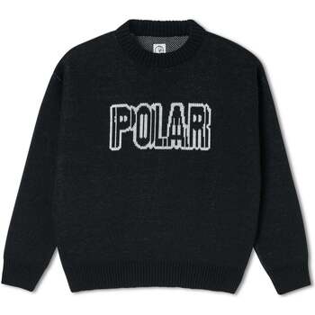Abbigliamento Uomo Felpe Polar Skate Co baord Logo Ricamato Nera Nero